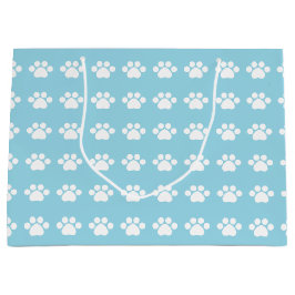 Bolsa De Regalo Grande Pintas de pintura en fondo azul