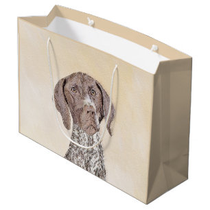 Bolsa De Regalo Grande Pintura alemana del indicador de pelo corto - arte