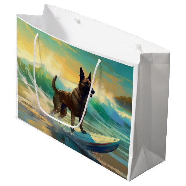 Bolsa De Regalo Grande Pintura de surf de Malinoi en Bélgica (Angulo Anverso)