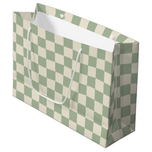 Bolsa De Regalo Grande Pizarra verde y blanco desactivado