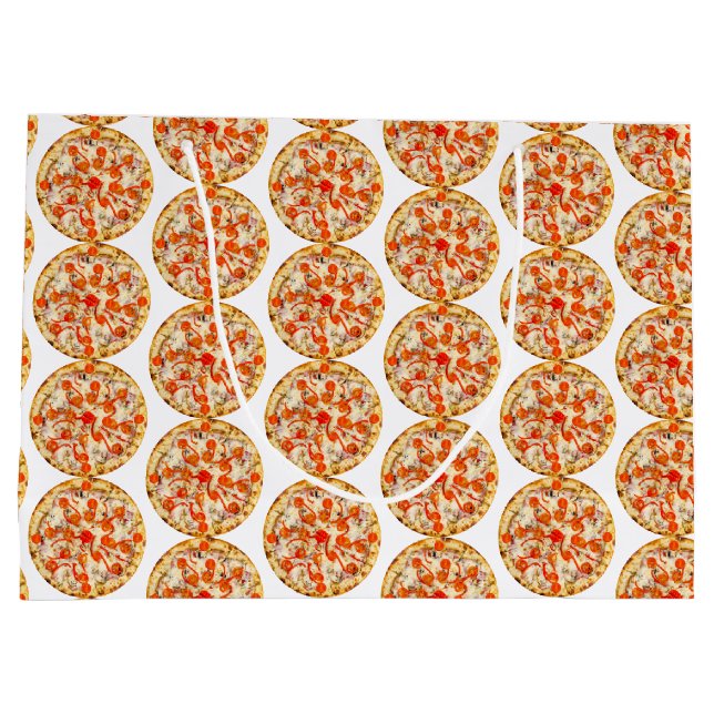 Bolsa De Regalo Grande Pizza (Reverso)
