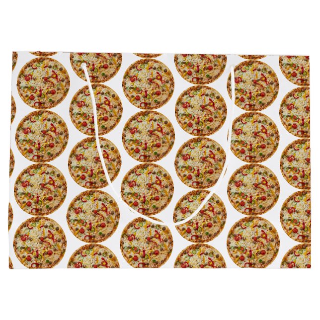 Bolsa De Regalo Grande Pizza (Reverso)