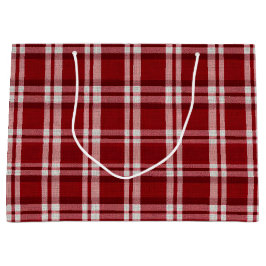 Bolsa De Regalo Grande Placa blanca roja