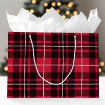 Plaid Rojo de Navidad Clásico Vacacional