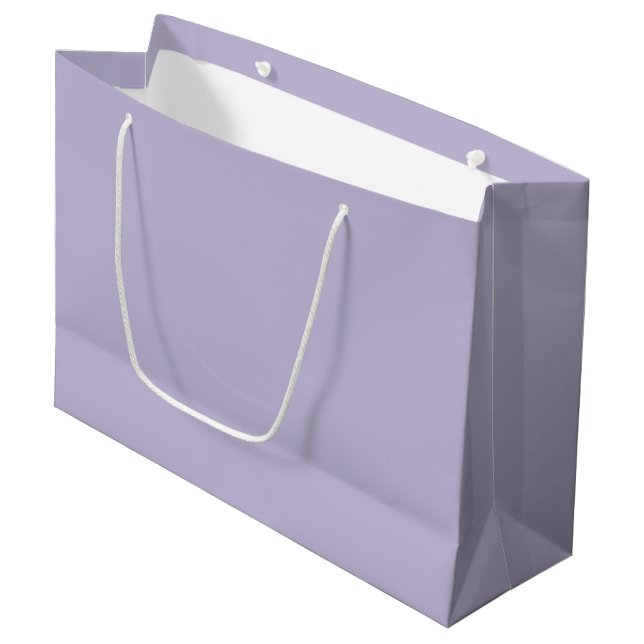 Bolsa De Regalo Grande Plain dusty lavender solid color (Angulo Anverso)