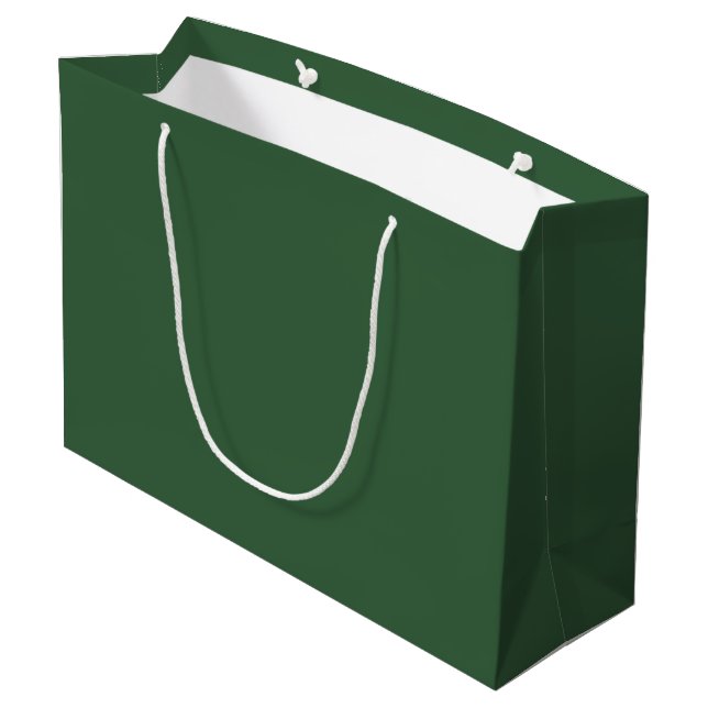 Bolsa De Regalo Grande Plain Hunter Green (Angulo reverso)