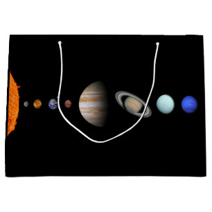 Bolsa De Regalo Grande PLANETAS del bolso grande del regalo de la SISTEMA