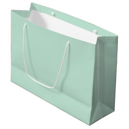 Bolsa De Regalo Grande planicie sólido elegante verde de menta marina min
