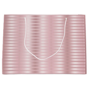 Bolsa De Regalo Grande Plantilla de oro Rosa Elegante moderno de moda gla