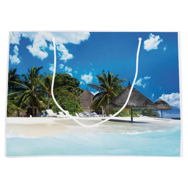 Bolsa De Regalo Grande Playa exótica (Anverso)