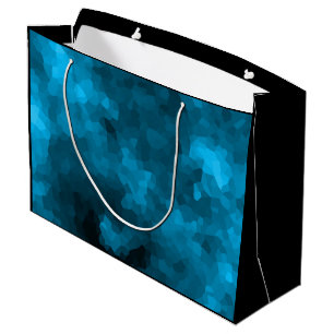 Bolsa De Regalo Grande Polígono azul