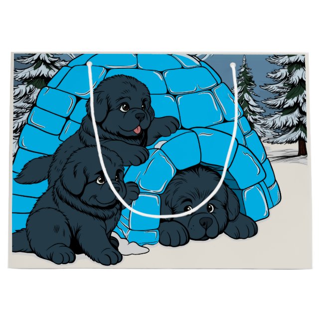 Bolsa De Regalo Grande Popal de Super Chill Newfoundland (Anverso)