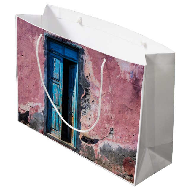 Bolsa De Regalo Grande Por favor, entra (Angulo reverso)