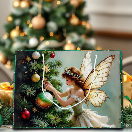 Bolsa De Regalo Grande Pretty Angel Fairy Christmas