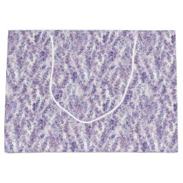 Bolsa De Regalo Grande Pretty Lavender Flowers Bridal Shower