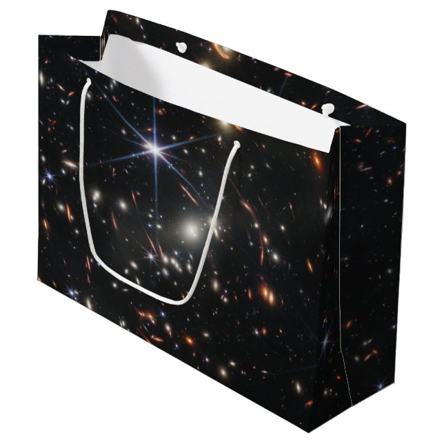 Bolsa De Regalo Grande Primer campo profundo del universo de James webb (Angulo Anverso)