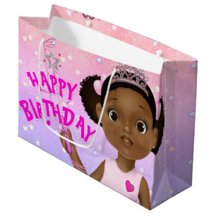 Bolsa De Regalo Grande Princesa Ballerina de los Hados Africanos