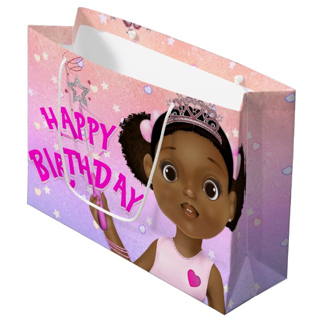 Bolsa De Regalo Grande Princesa Ballerina de los Hados Africanos (Angulo Anverso)