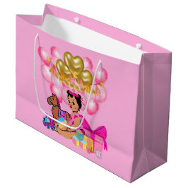 Bolsa De Regalo Grande Princesa de rosa