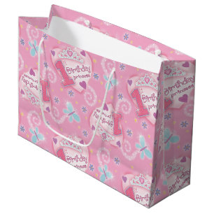 Bolsa De Regalo Grande Princesa del cumpleaños