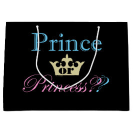 Bolsa De Regalo Grande ¿Príncipe o Princesa?