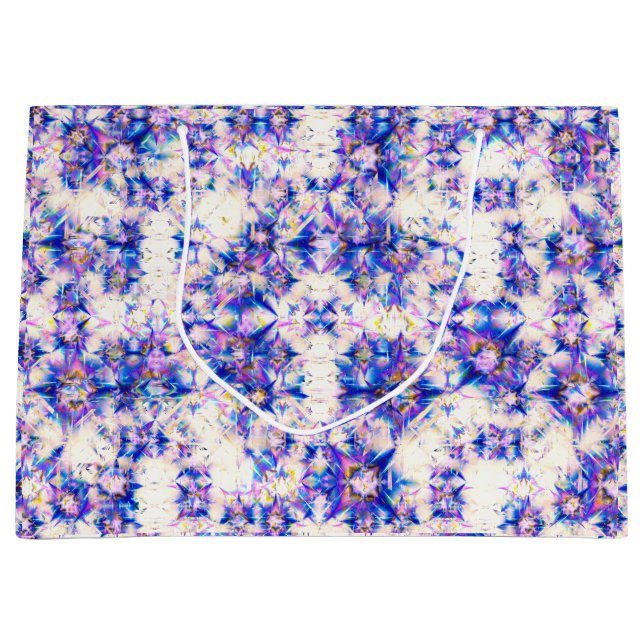 Bolsa De Regalo Grande Prisma Cristal Navidad  (Anverso)