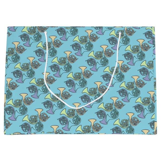 Bolsa De Regalo Grande Profesora de Cuerno Francés de Banda de Cuerno (Anverso)