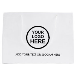 Bolsa De Regalo Grande Promocional Empresarial | Compras con Logotipo Per