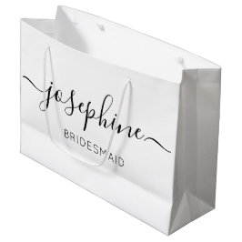 Bolsa De Regalo Grande Propuesta de Dama de Honor Personalizada Script Mo