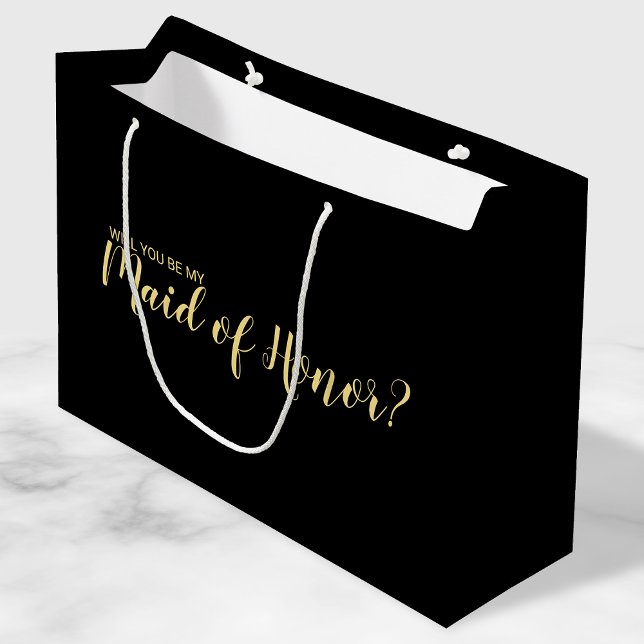 Bolsa De Regalo Grande Propuesta moderna de Maid of Honor (Subido por el creador)