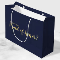 Propuesta moderna de Maid of Honor