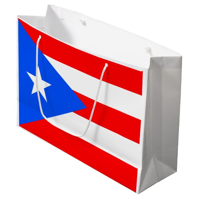 Bolsa De Regalo Grande Puerto Rico (Angulo Anverso)
