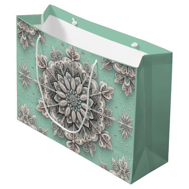 Bolsa De Regalo Grande Puf Cubo (Angulo Anverso)