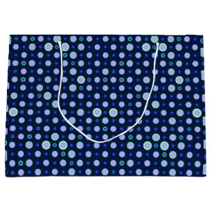 Bolsa De Regalo Grande Punto de Polka 03.Azul.Verde DBlue BG