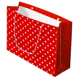 Bolsa De Regalo Grande Punto polo rojo