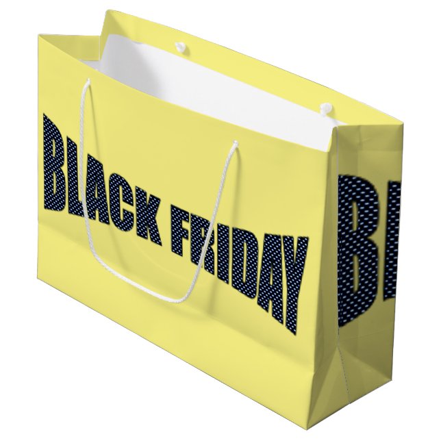 Bolsa De Regalo Grande Puntos de impacto BF (Angulo Anverso)