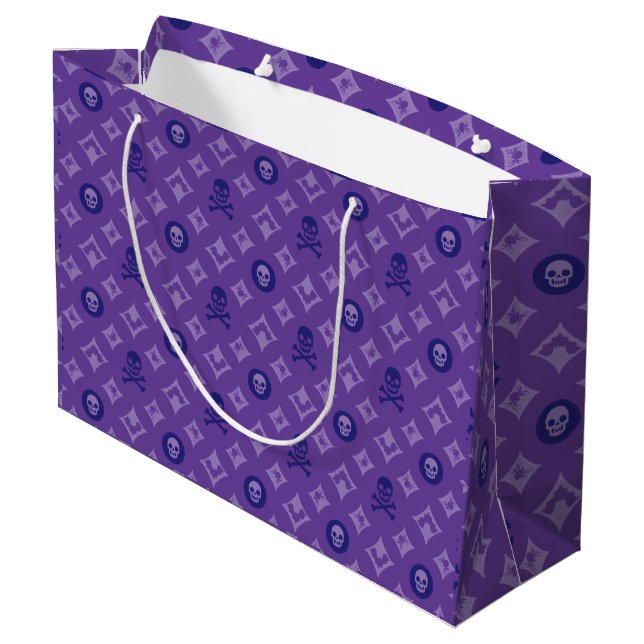 Bolsa De Regalo Grande Purple Halloween Louis Vuitton Pattern (Angulo reverso)