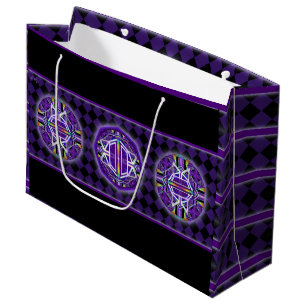 Bolsa De Regalo Grande Púrpura W3