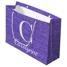 Bolsa De Regalo Grande Purpurina de Falsos Purple Personalizados Girona