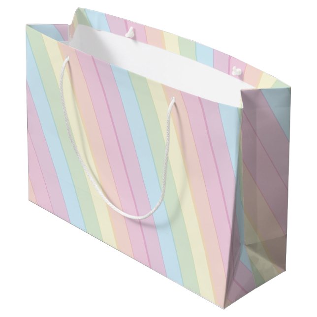 Bolsa De Regalo Grande Rainbow Baby Shower (Angulo reverso)
