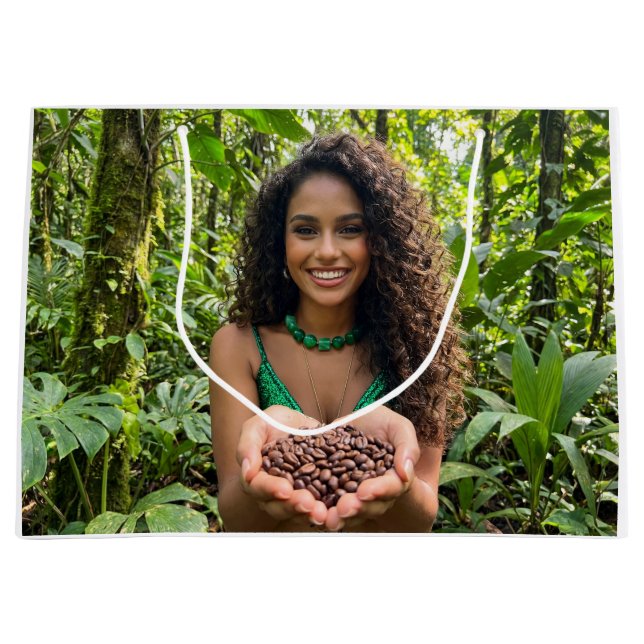 BOLSA DE REGALO GRANDE RAINFOREST LOVE  (Anverso)