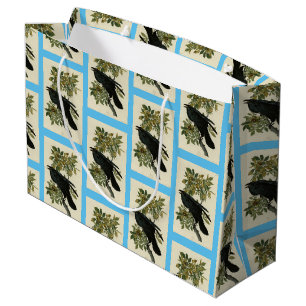 Bolsa De Regalo Grande Raven (Raven común) de Aves Audubon de América