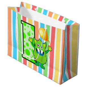 Bolsa De Regalo Grande Raya verde del monstruo