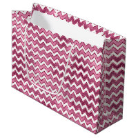Rayas de zigzag blanco rosado