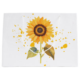 Bolsa De Regalo Grande Rayo de Sol Dorado