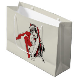 Bolsa De Regalo Grande RBP, Neko la chica anime sexy gatita furry