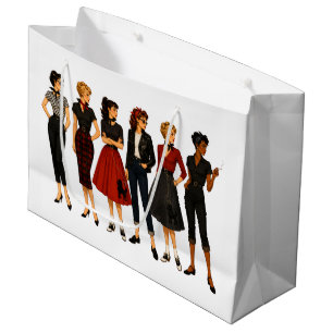 Bolsa De Regalo Grande Rebeldes del Rockabilly de los 50