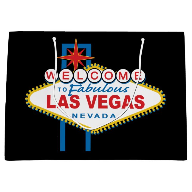 Bolsa De Regalo Grande Recepción a Las Vegas fabuloso (Anverso)