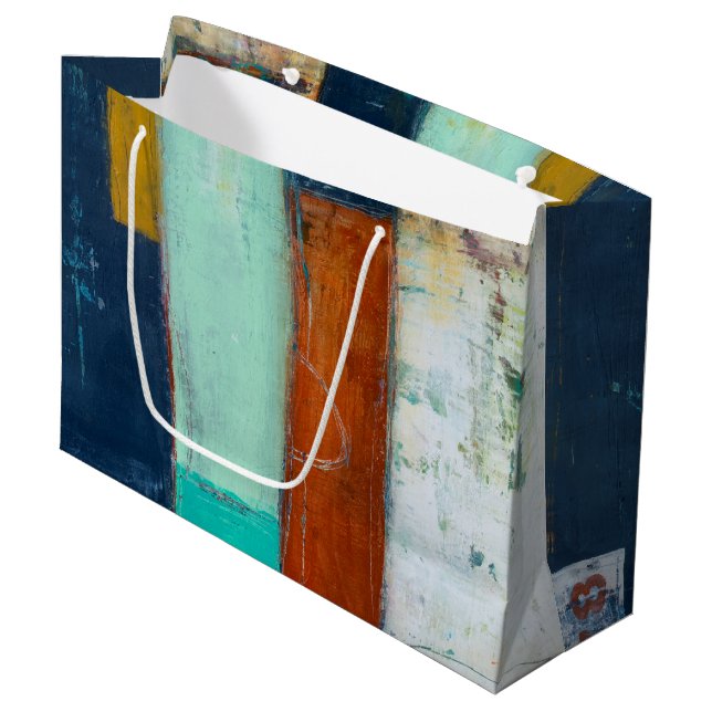 Bolsa De Regalo Grande Rectángulos abstractos (Angulo Anverso)