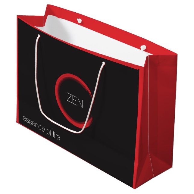 Bolsa de regalo grande Red Zen (Angulo Anverso)